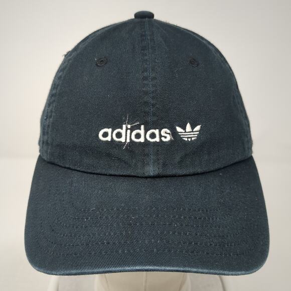 Adidas Trefoil Slideback Hat Blue One Size Adjustable Embroidered Logo - Picture 2 of 9